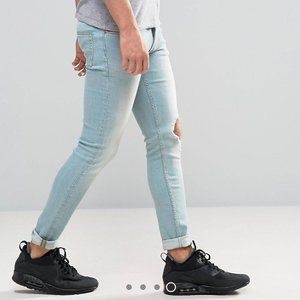 ASOS Extreme Super Skinny Jeans | Single Distressed Leg